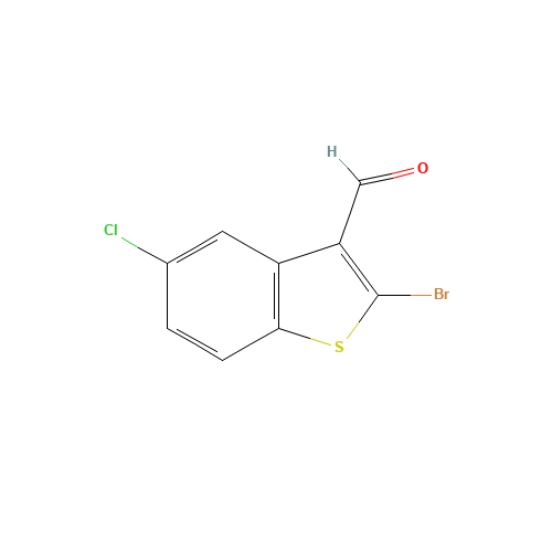 2-bromo-5-chloro-1-benzothiophene-3-carbaldehyde (CAS: 680212-97-9) - Related Chemical Product