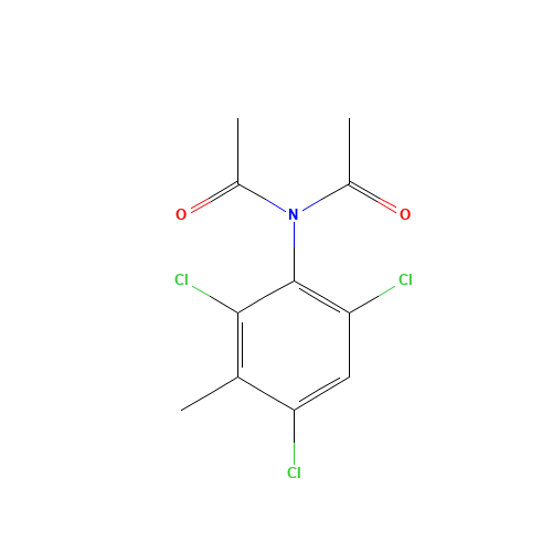 N-acetyl-N-(2,4,6-trichloro-3-methylphenyl)acetamide (CAS: 139553-69-8) - Related Chemical Product