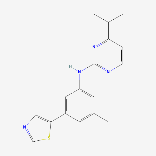 N-[3-methyl-5-(1,3-thiazol-5-yl)phenyl]-4-propan-2-ylpyrimidin-2-amine (CAS: 1312535-61-7) - Related Chemical Product