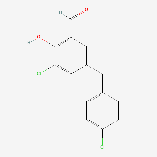 3-chloro-5-[(4-chlorophenyl)methyl]-2-hydroxybenzaldehyde (CAS: 91512-23-1) - Related Chemical Product