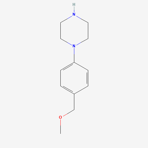 1-[4-(methoxymethyl)phenyl]piperazine (CAS: 158985-39-8) - Chemical Structure and Molecular Formula 