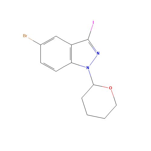 5-bromo-3-iodo-1-(oxan-2-yl)indazole (CAS: 1380917-35-0) - Related Chemical Product