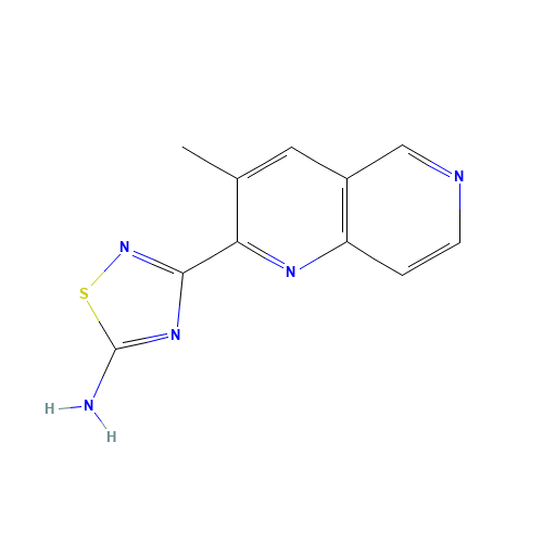 3-(3-methyl-1,6-naphthyridin-2-yl)-1,2,4-thiadiazol-5-amine (CAS: 1179360-49-6) - Related Chemical Product