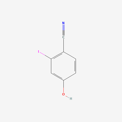 4-hydroxy-2-iodobenzonitrile (CAS: 1243386-89-1) - Chemical Structure and Molecular Formula 