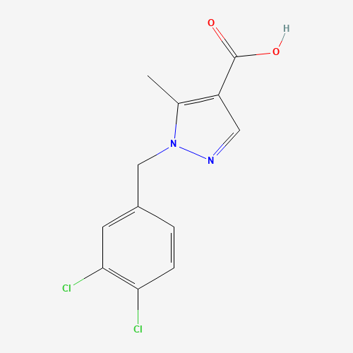 1-[(3,4-dichlorophenyl)methyl]-5-methylpyrazole-4-carboxylic acid (CAS: 1035224-58-8) - Related Chemical Product