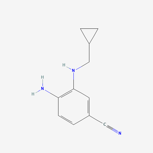 4-amino-3-(cyclopropylmethylamino)benzonitrile (CAS: 864275-07-0) - Related Chemical Product