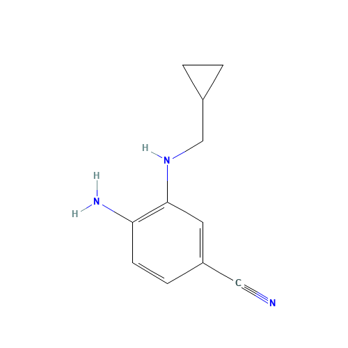 4-amino-3-(cyclopropylmethylamino)benzonitrile (CAS: 864275-07-0) - Related Chemical Product