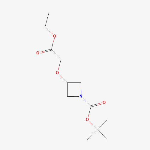 tert-butyl 3-(2-ethoxy-2-oxoethoxy)azetidine-1-carboxylate (CAS: 1227381-84-1) - Related Chemical Product