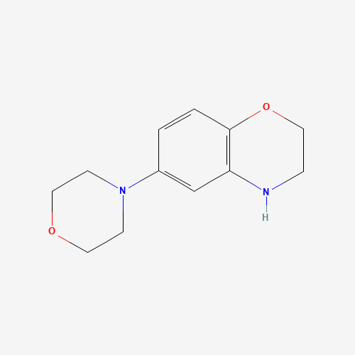6-morpholin-4-yl-3,4-dihydro-2H-1,4-benzoxazine (CAS: 1259513-05-7) - Related Chemical Product