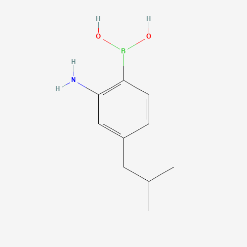 [2-amino-4-(2-methylpropyl)phenyl]boronic acid (CAS: 153624-54-5) - Related Chemical Product