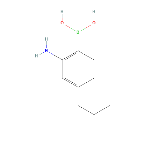 [2-amino-4-(2-methylpropyl)phenyl]boronic acid (CAS: 153624-54-5) - Related Chemical Product