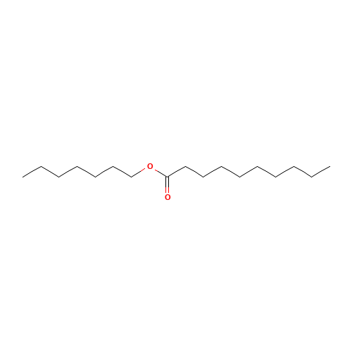 heptyl decanoate (CAS: 60160-17-0) - Chemical Structure and Molecular Formula 
