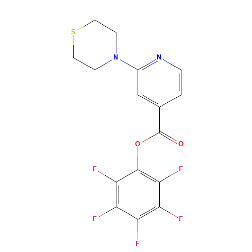 (2,3,4,5,6-pentafluorophenyl) 2-thiomorpholin-4-ylpyridine-4-carboxylate (CAS: 934570-42-0) - Related Chemical Product