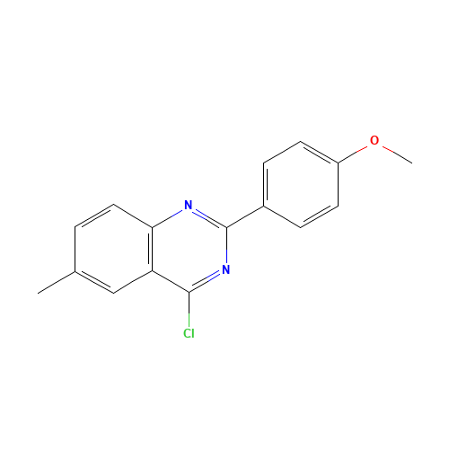 4-chloro-2-(4-methoxyphenyl)-6-methylquinazoline (CAS: 885277-22-5) - Related Chemical Product