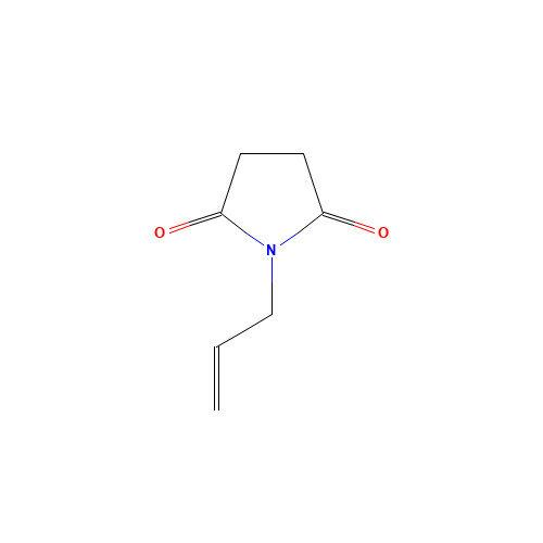 1-prop-2-enylpyrrolidine-2,5-dione (CAS: 2555-14-8) - Chemical Structure and Molecular Formula 
