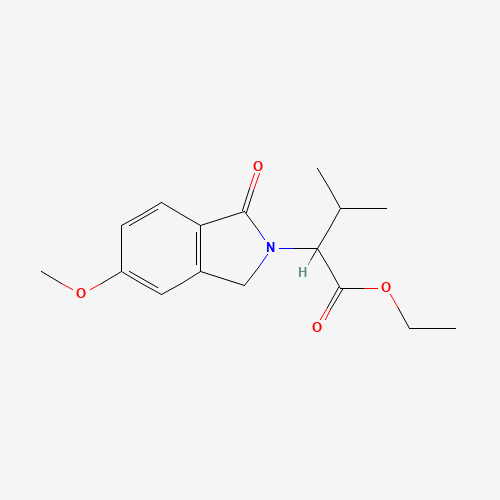 ethyl 2-(6-methoxy-3-oxo-1H-isoindol-2-yl)-3-methylbutanoate (CAS: 1448190-07-5) - Related Chemical Product