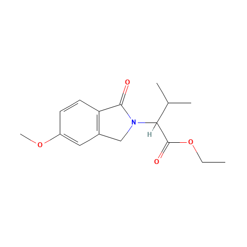 ethyl 2-(6-methoxy-3-oxo-1H-isoindol-2-yl)-3-methylbutanoate (CAS: 1448190-07-5) - Related Chemical Product