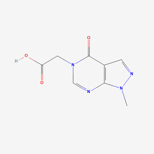 2-(1-methyl-4-oxopyrazolo[3,4-d]pyrimidin-5-yl)acetic acid (CAS: 923138-37-8) - Related Chemical Product