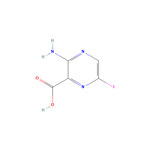 3-amino-6-iodopyrazine-2-carboxylic acid (CAS: 875781-48-9) - Related Chemical Product