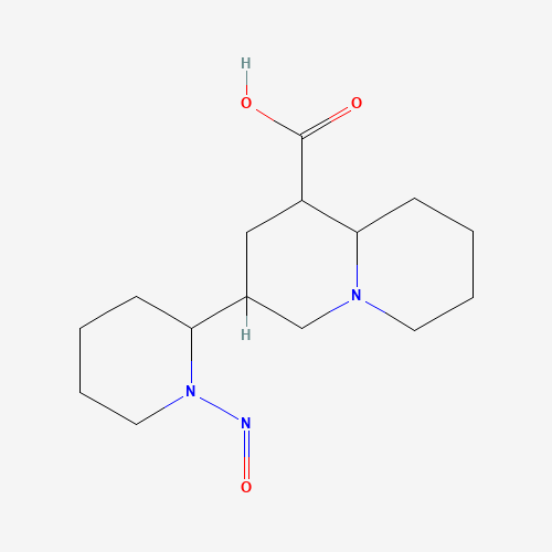 3-(1-nitrosopiperidin-2-yl)-2,3,4,6,7,8,9,9a-octahydro-1H-quinolizine-1-carboxylic acid (CAS: 38539-17-2) - Related Chemical Product