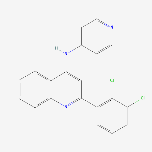 2-(2,3-dichlorophenyl)-N-pyridin-4-ylquinolin-4-amine (CAS: 1303557-73-4) - Related Chemical Product