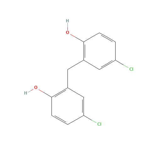 4-chloro-2-[(5-chloro-2-hydroxyphenyl)methyl]phenol (CAS: 1322-43-6) - Related Chemical Product