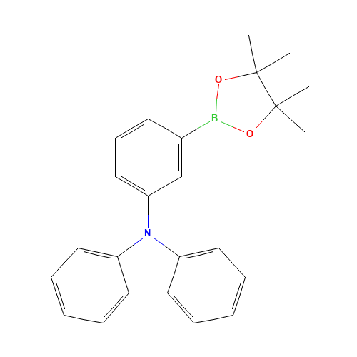 9-[3-(4,4,5,5-tetramethyl-1,3,2-dioxaborolan-2-yl)phenyl]carbazole (CAS: 870119-58-7) - Related Chemical Product