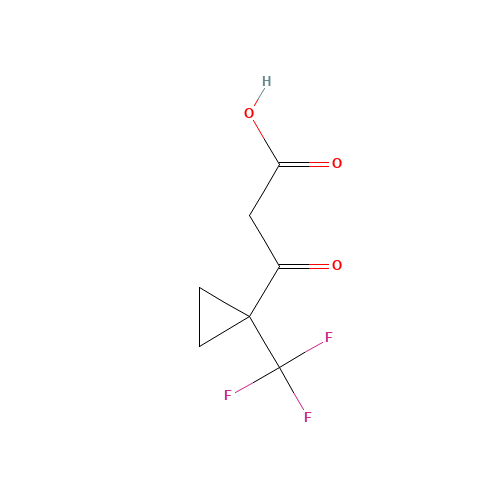 3-oxo-3-[1-(trifluoromethyl)cyclopropyl]propanoic acid (CAS: 1000525-62-1) - Related Chemical Product