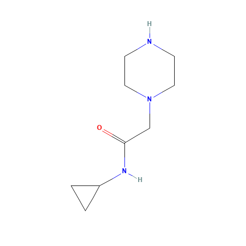 N-cyclopropyl-2-piperazin-1-ylacetamide (CAS: 847783-37-3) - Related Chemical Product