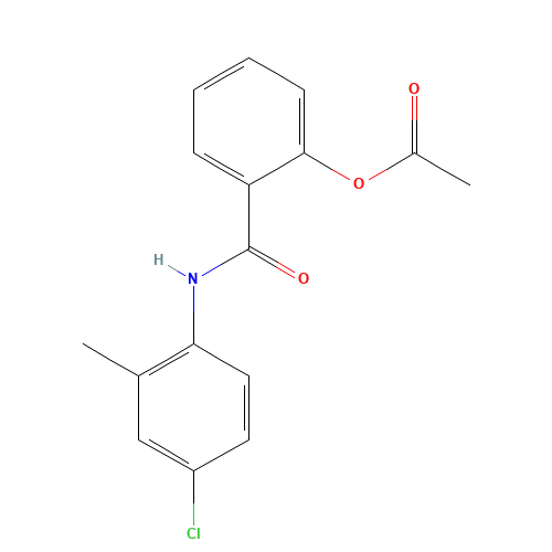 [2-[(4-chloro-2-methylphenyl)carbamoyl]phenyl] acetate (CAS: 693288-95-8) - Related Chemical Product