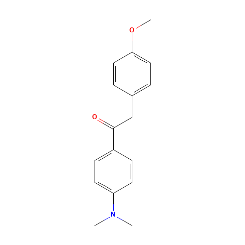 1-[4-(dimethylamino)phenyl]-2-(4-methoxyphenyl)ethanone (CAS: 97606-30-9) - Related Chemical Product