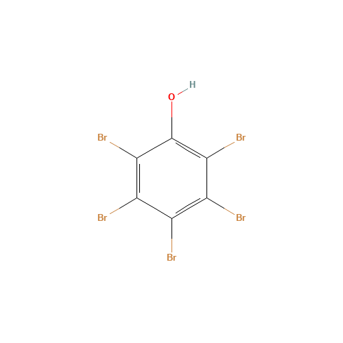 2,3,4,5,6-pentabromophenol (CAS: 608-71-9) - Chemical Structure and Molecular Formula 