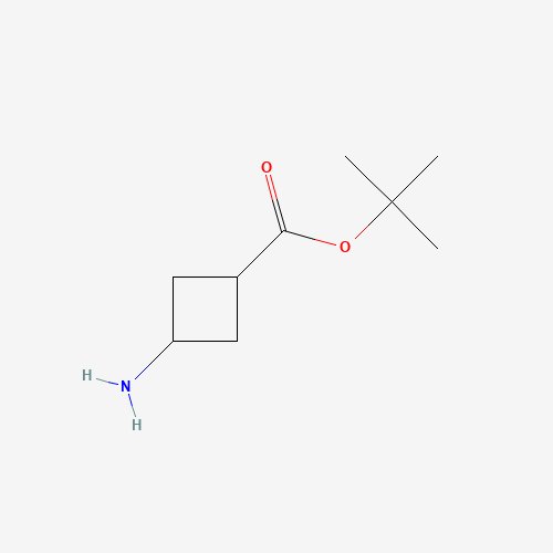 tert-butyl 3-aminocyclobutane-1-carboxylate (CAS: 1173205-83-8) - Chemical Structure and Molecular Formula 