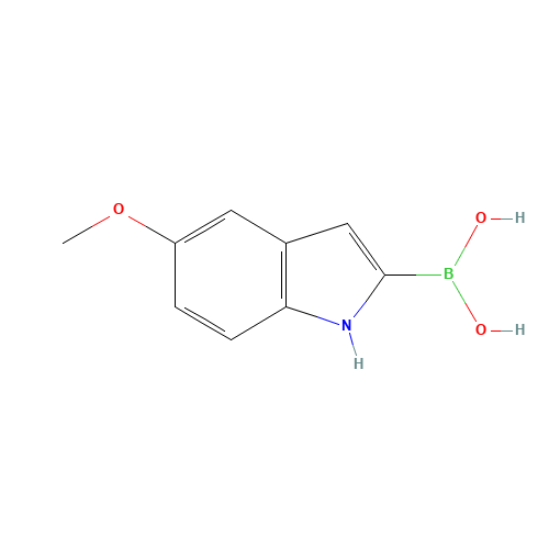 (5-methoxy-1H-indol-2-yl)boronic acid (CAS: 282528-61-4) - Related Chemical Product