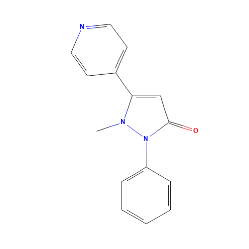 1-methyl-2-phenyl-5-pyridin-4-ylpyrazol-3-one (CAS: 913375-88-9) - Related Chemical Product