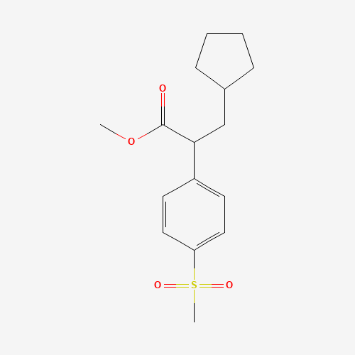 methyl 3-cyclopentyl-2-(4-methylsulfonylphenyl)propanoate (CAS: 300355-19-5) - Related Chemical Product
