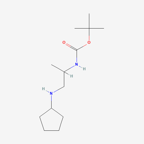 tert-butyl N-[1-(cyclopentylamino)propan-2-yl]carbamate (CAS: 1284246-27-0) - Related Chemical Product