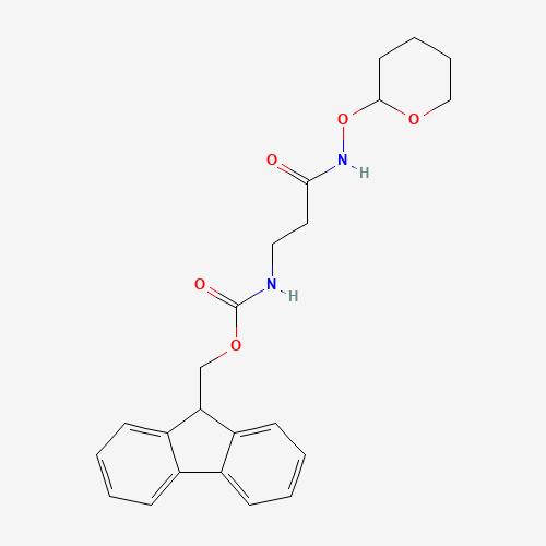 9H-fluoren-9-ylmethyl N-[3-(oxan-2-yloxyamino)-3-oxopropyl]carbamate (CAS: 850349-60-9) - Related Chemical Product