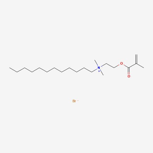 dodecyl-dimethyl-[2-(2-methylprop-2-enoyloxy)ethyl]azanium;bromide (CAS: 96526-35-1) - Related Chemical Product