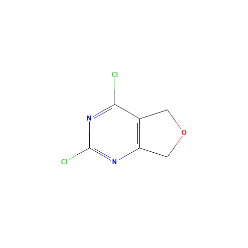 2,4-dichloro-5,7-dihydrofuro[3,4-d]pyrimidine (CAS: 848398-41-4) - Chemical Structure and Molecular Formula 
