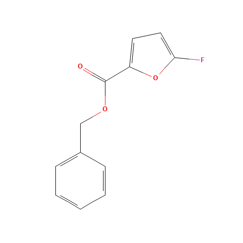 benzyl 5-fluorofuran-2-carboxylate (CAS: 1333218-13-5) - Chemical Structure and Molecular Formula 