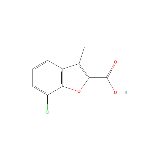 7-chloro-3-methyl-1-benzofuran-2-carboxylic acid (CAS: 32565-18-7) - Related Chemical Product