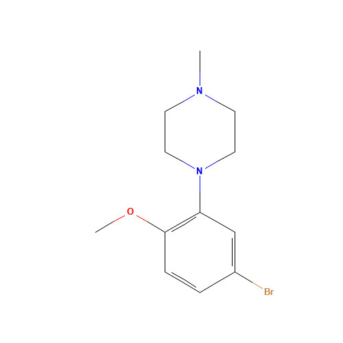 1-(5-bromo-2-methoxyphenyl)-4-methylpiperazine (CAS: 159306-42-0) - Related Chemical Product