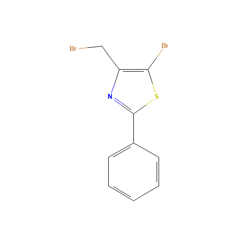 5-bromo-4-(bromomethyl)-2-phenyl-1,3-thiazole (CAS: 78502-84-8) - Related Chemical Product