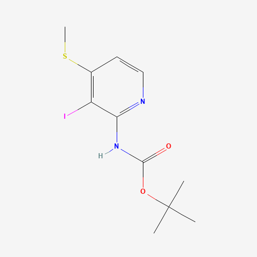 tert-butyl N-(3-iodo-4-methylsulfanylpyridin-2-yl)carbamate (CAS: 1211504-19-6) - Related Chemical Product