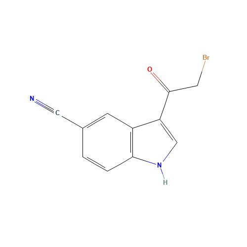 3-(2-bromoacetyl)-1H-indole-5-carbonitrile (CAS: 17380-46-0) - Related Chemical Product