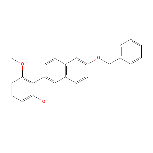 2-(2,6-dimethoxyphenyl)-6-phenylmethoxynaphthalene (CAS: 623146-09-8) - Related Chemical Product