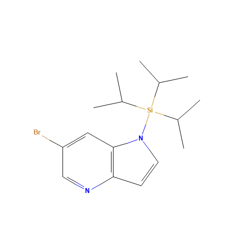 (6-bromopyrrolo[3,2-b]pyridin-1-yl)-tri(propan-2-yl)silane (CAS: 1015609-27-4) - Related Chemical Product