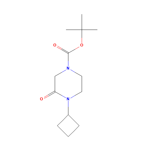 tert-butyl 4-cyclobutyl-3-oxopiperazine-1-carboxylate (CAS: 1284245-81-3) - Related Chemical Product