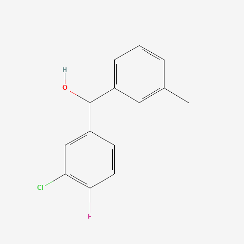(3-chloro-4-fluorophenyl)-(3-methylphenyl)methanol (CAS: 842140-69-6) - Related Chemical Product
